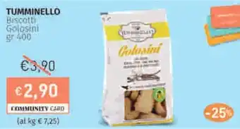 Prezzemolo e Vitale TUMMINELLO Biscotti Golosini offerta