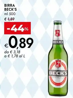 Bennet Birra beck's offerta