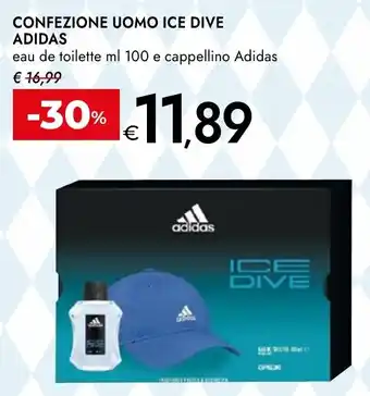 Bennet Confezione uomo ice dive adidas offerta