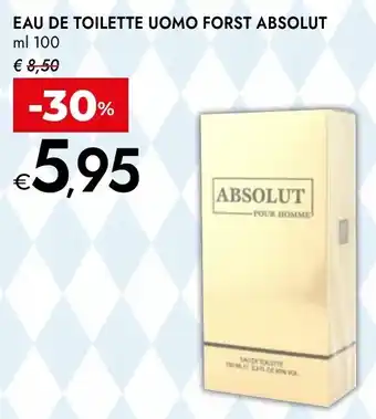 Bennet Eau de toilette uomo forst absolut offerta