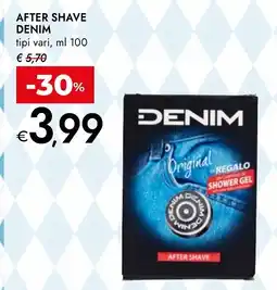 Bennet After shave denim tipi vari, offerta