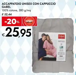 Bennet Accappatoio unisex con cappuccio gabel offerta