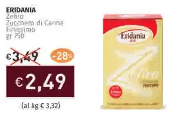 Prezzemolo e Vitale ERIDANIA Zefira Zucchera di Canna Finissimo offerta