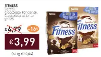 Prezzemolo e Vitale FITNESS Cereali Cioccolato Fondente. Cloccolato al Latte offerta