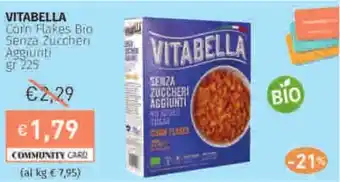 Prezzemolo e Vitale VITABELLA Corn Flakes Bro Senza Zuccher Aggiunti offerta