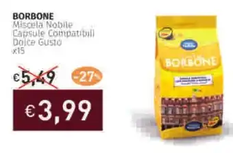 Prezzemolo e Vitale BORBONE Miscela Nobile Capsule Compatibill Dolce Gusto offerta