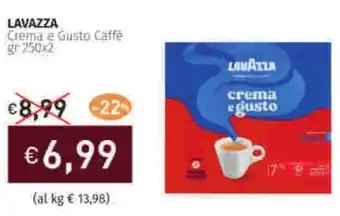 Prezzemolo e Vitale LAVAZZA Crema e Gusto Caffè offerta