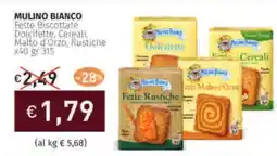 Prezzemolo e Vitale MULINO BIANCO Fette Biscottate Dolcifette, Cereal offerta