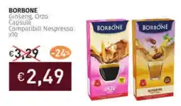 Prezzemolo e Vitale BORBONE Ginseng Orzo Capsule offerta