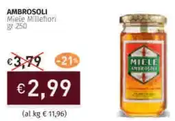 Prezzemolo e Vitale AMBROSOLI Miele Millefiori offerta