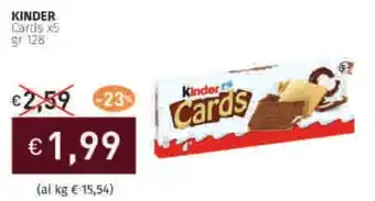 Prezzemolo e Vitale KINDER Cards x5 offerta