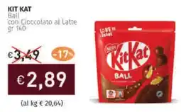 Prezzemolo e Vitale KIT KAT Ball con Cioccolato al Latte offerta