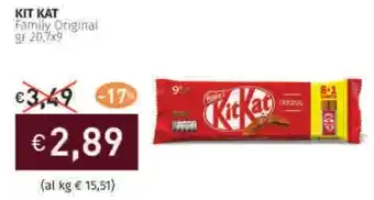 Prezzemolo e Vitale KIT KAT Family Original offerta