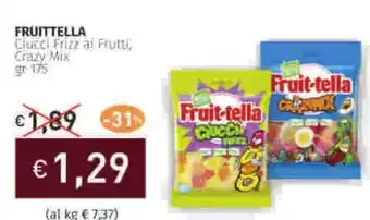 Prezzemolo e Vitale FRUITTELLA Ciucci Frizz ai Frutti, Crazy Mix offerta