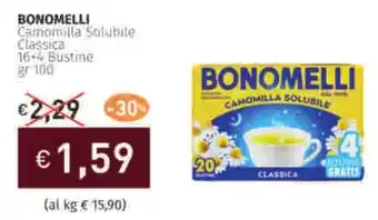 Prezzemolo e Vitale BONOMELLI Camomilla Solubile Classica 16-4 Bustine offerta