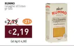 Prezzemolo e Vitale RUMMO Lasagne all'uovo offerta