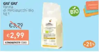 Prezzemolo e Vitale GIỮ GIỮ Farina di Perciasacchi Bio offerta