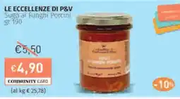 Prezzemolo e Vitale LE ECCELLENZE DI P&V Sugo ai funghi Porcini offerta