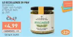 Prezzemolo e Vitale LE ECCELLENZE DI P&V Sugo con Funghi e Tartufi Neri offerta