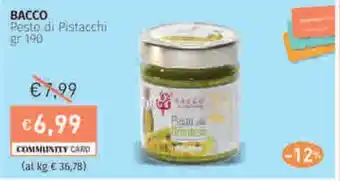 Prezzemolo e Vitale BACCO Pesto di Pistacchi offerta