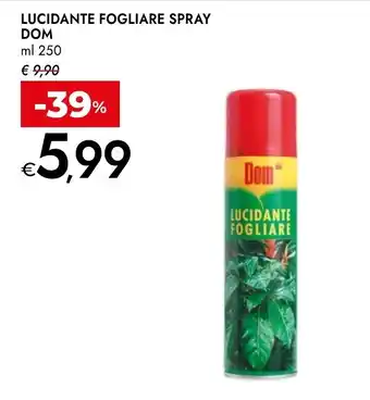 Bennet Lucidante fogliare spray DOM offerta