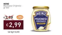 Prezzemolo e Vitale HEINZ Maionese Originale offerta