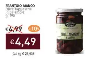 Prezzemolo e Vitale FRANTOIO BIANCO Olive Taggiasche in Salamoia offerta