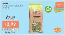 Prezzemolo e Vitale AMIO Lenticchie Verdi Bio offerta