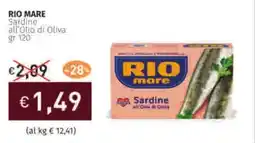 Prezzemolo e Vitale RIO MARE Sardine all'Olio di Oliva offerta