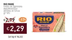 Prezzemolo e Vitale RIO MARE Filetti di Sgombro dell'Atlantico all'Olio di Oliva offerta