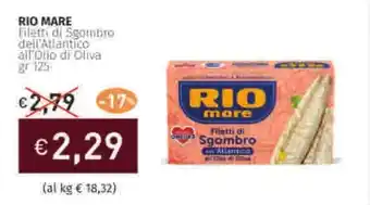 Prezzemolo e Vitale RIO MARE Filetti di Sgombro dell'Atlantico all'Olio di Oliva offerta