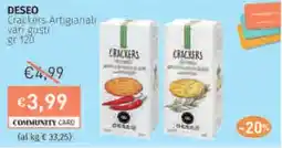 Prezzemolo e Vitale DESEO Crackers Artigianali offerta