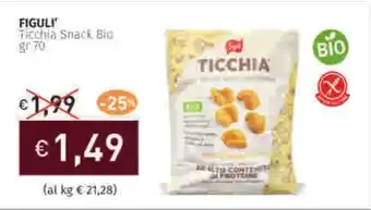 Prezzemolo e Vitale FIGULI' Ticchia Snack Bio offerta