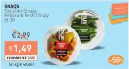 Prezzemolo e Vitale SNAQS Fagiolini Crispy, Peperani Misti Crispy offerta