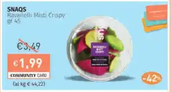 Prezzemolo e Vitale SNAQS Ravanelli Misti Crispy offerta