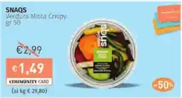 Prezzemolo e Vitale SNAQS Verdura Mista Crispy offerta