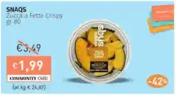 Prezzemolo e Vitale SNAQS Zucca a Fette Crispy offerta