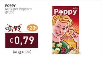 Prezzemolo e Vitale POPPY Mais per Popcorn offerta