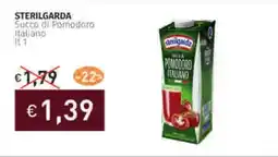 Prezzemolo e Vitale STERILGARDA Succo di Pomodoro italiano offerta