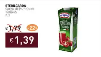 Prezzemolo e Vitale STERILGARDA Succo di Pomodoro italiano offerta