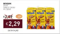 Prezzemolo e Vitale NESQUIK Drink Latte e Cacao offerta