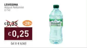 Prezzemolo e Vitale LEVISSIMA Acqua Naturale offerta