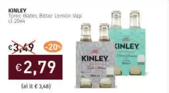 Prezzemolo e Vitale KINLEY Tonic Water, Bitter Lemon Vap offerta