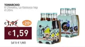 Prezzemolo e Vitale TOMARCHIO Il Chinotto, La Gassosa Vap offerta