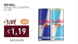 Prezzemolo e Vitale RED BULL Energy Drink, Sugarfree offerta