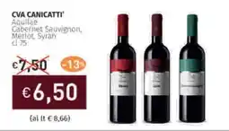 Prezzemolo e Vitale CVA CANICATTI' Aquilae Cabernet Sauvignon Merlot Syrah offerta