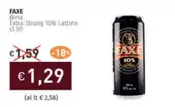 Prezzemolo e Vitale FAXE Birra Extra Strong 10% Lattina offerta