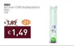 Prezzemolo e Vitale BIBO Bicchieri Caffe Biodegradabili offerta