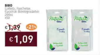 Prezzemolo e Vitale BIBO Coltelli, Forchette, Cucchiai Biodegradabili offerta