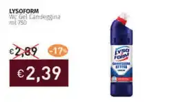 Prezzemolo e Vitale LYSOFORM Wc Gel Candeggina offerta